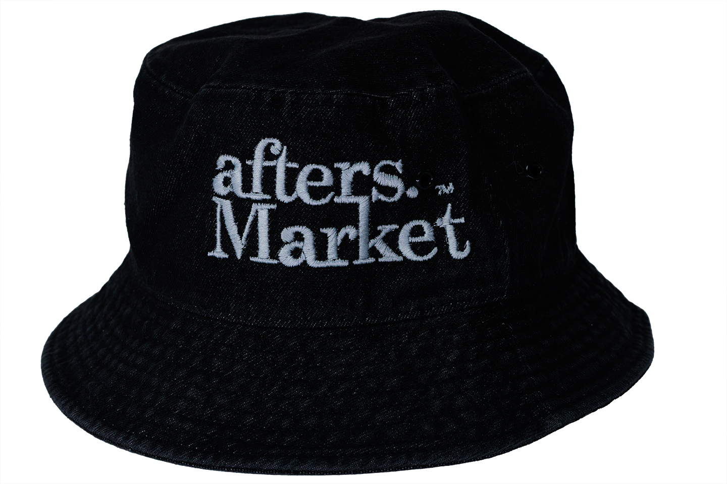a:m Denim Bucket Hat - Black