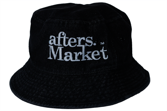 a:m Denim Bucket Hat - Black